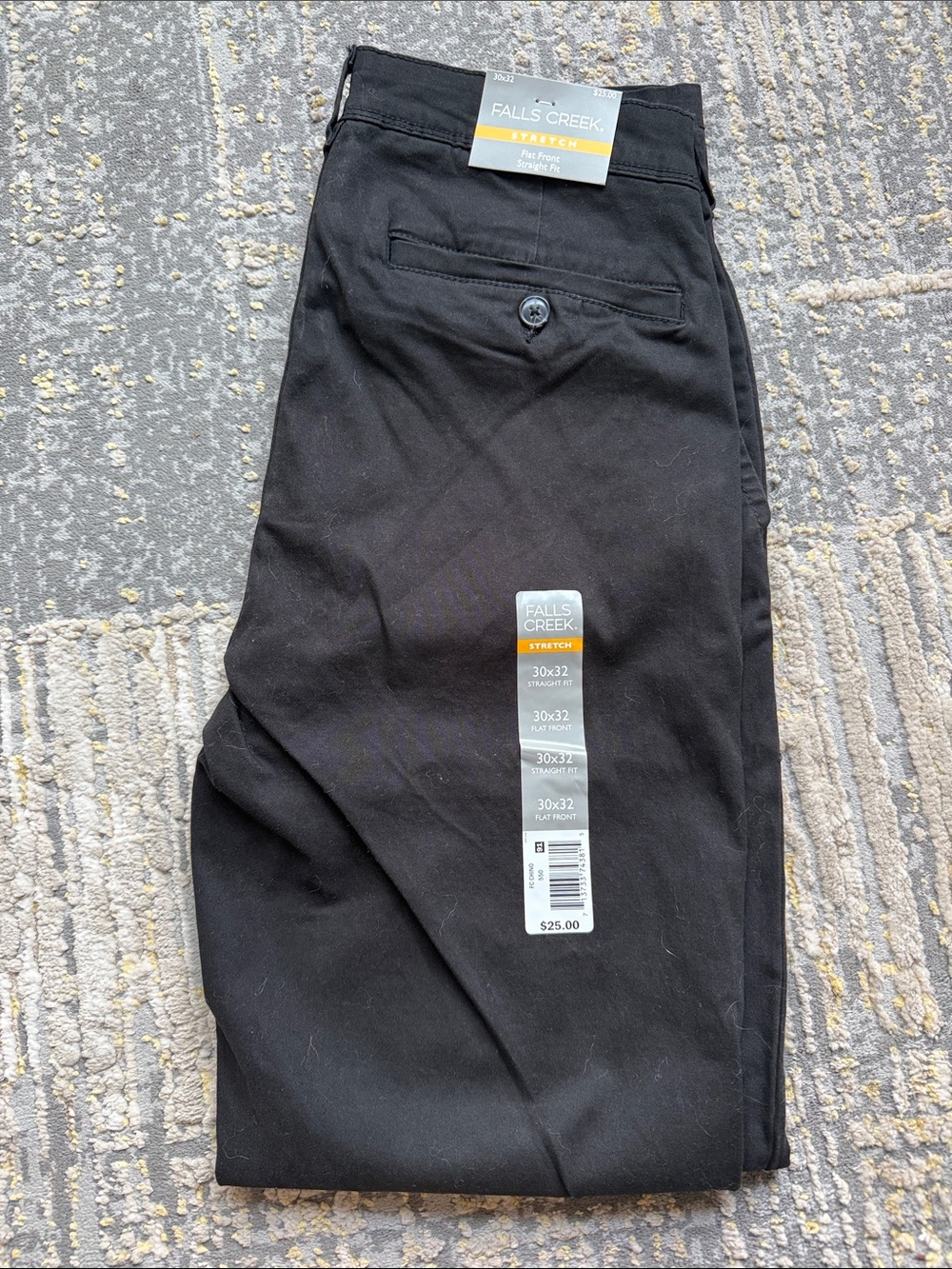 NWT Falls Creek Black Chinos
